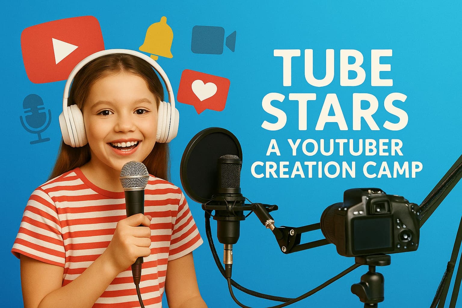 Artwork for the Tube Stars video camp.